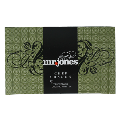 Mr. Jones Chef chaoun munt thee bio 20 Zakjes Mr. Jones Chef chaoun munt thee bio 20 Zakjes