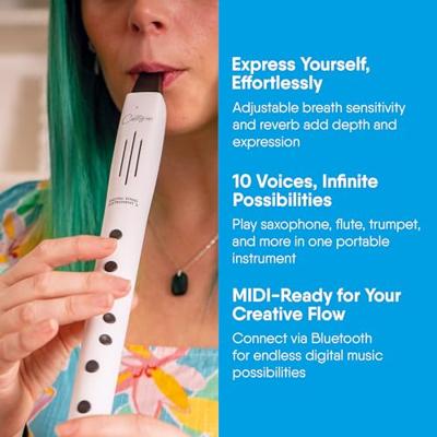 Carry-On Digital Wind Instrument 2 White digitaal blaasinstrument