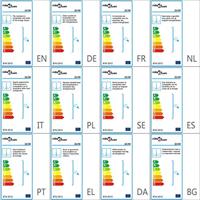 VidaXL Kroonluchter met kralen rond 3xe14 roze - thumbnail