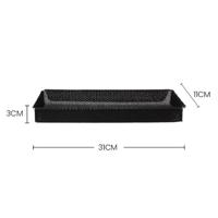 Nostik baguette tray 31x11x3 cm zwart - thumbnail