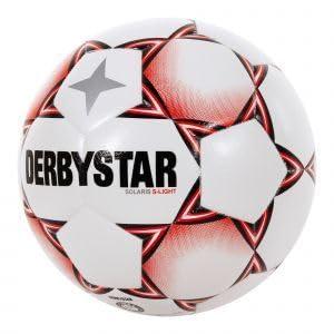 Derbystar Solaris Super Light Voetbal Maat 5 Wit Rood Zwart - thumbnail