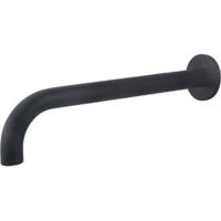 Saqu Universal inbouw uitloop 30cm mat zwart - thumbnail