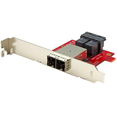 StarTech.com Mini-SAS adapter - dual SFF-8643 naar SFF-8644 - full/low-profile steunen - 12Gbps