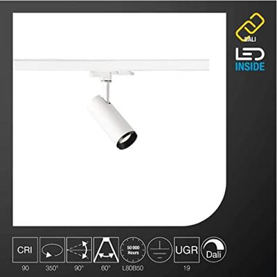 SLV NUMINOS S 1004384 LED-railspot 3-fasig LED vast ingebouwd 8.5 W Wit