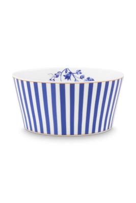 Pip Studio Royal Stripes Kom Blauw 12 cm