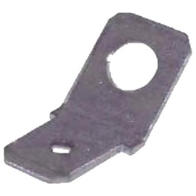 Intercable 181919 Platte stekker (male) Vertint Insteekbreedte: 6.3 mm Insteekdikte: 0.8 mm Ongeïsoleerd 1 stuk(s)