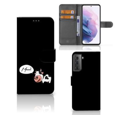 Samsung Galaxy S21 Plus Leuk Hoesje Cow Samsung Galaxy S21 Plus Leuk Hoesje Cow
