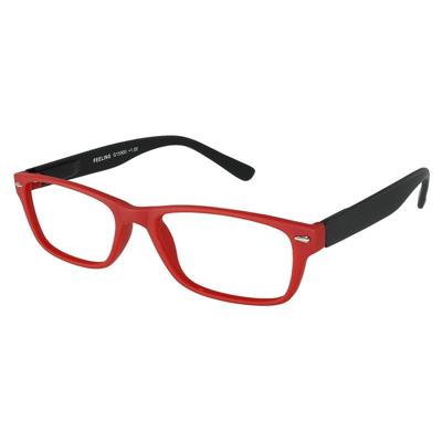 Leesbril I Need You +3.00 dpt Feeling rood-zwart