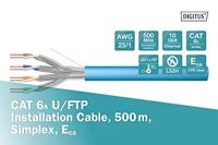 Digitus DK-1623-A-VH-5 Netwerkkabel CAT 6A U/FTP 0.25 mm² Lichtblauw 500 m - thumbnail