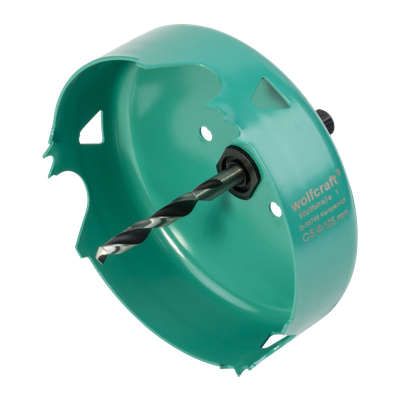 Wolfcraft Carbonstalen gatenzaag | Ø105mm | 1 stuk - 5972000 Wolfcraft Carbonstalen gatenzaag | Ø105mm | 1 stuk - 5972000