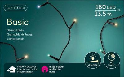 Basic led verlichting multicolour 180 lampjes