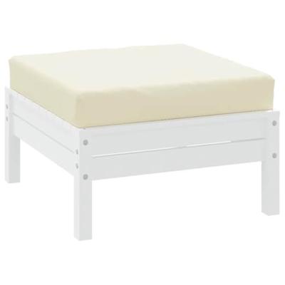 Palletkussen 60x60x8 cm oxford stof crmekleurig - thumbnail