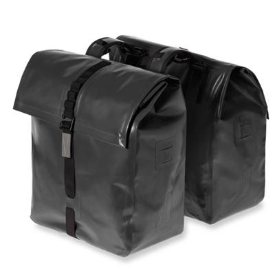 Basil dubbele fietstas Urban Dry 50 liter zwart 17659 - thumbnail