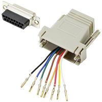 TRU COMPONENTS D-sub adapter D-sub bus 15-polig - RJ45-bus 1 stuk(s) - thumbnail