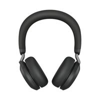 Jabra evolve2 75 on-ear headset (zwart, link380a, microsoft teams) - thumbnail