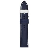 Fossil (Smartwatches) horlogeband S221255 Leder Donkerblauw 22mm - thumbnail