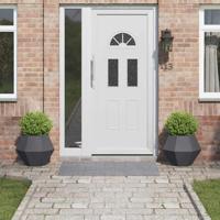 Plantenbak 2 pcs Antraciet 50 x 50 x 40 cm Staal - thumbnail