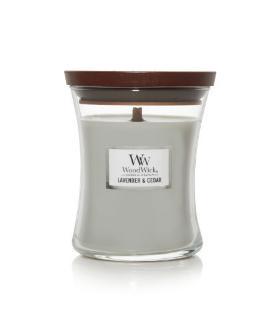 WoodWick lavender & cedar medium candle