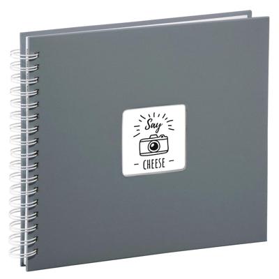 Hama Spiraalalbum Fine Art 28 X 24 Cm 50 Witte Pagina&apos;s Grijs