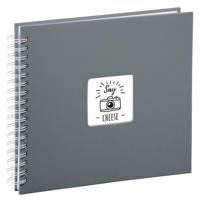 Hama Spiraalalbum Fine Art 28 X 24 Cm 50 Witte Pagina&apos;s Grijs - thumbnail