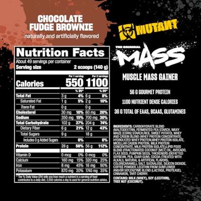 Mutant Mass Triple Chocolate (6800 g) Mutant Mass Triple Chocolate (6800 g)
