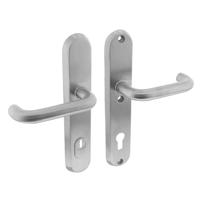 Intersteel AchterdeurbeslagAurano kerntrekbeveiliging ovaal PC 92mm RVS - 0035.378549 - thumbnail