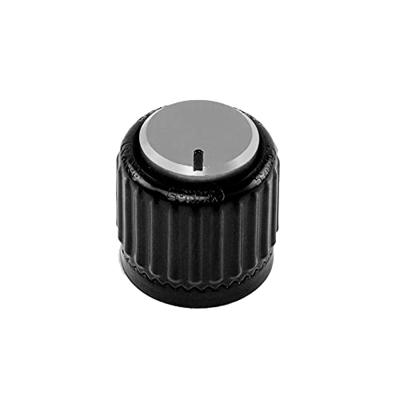 D'Addario PW-LNL-01BS LokNob Large zwart met zilver D'Addario PW-LNL-01BS LokNob Large zwart met zilver