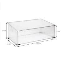 Aluminium Kweekkas met afsluitbaar dak afm. 100x60cm - thumbnail