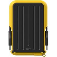 Silicon Power sp010tbphd66ss3y armor a66 portable hdd, 1 tb, usb3.2 gen 1, yellow, certificate - thumbnail