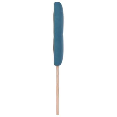 Hoofdbord met LED -striplichten Verstelbaar Blauw 90 cm Fluweel - thumbnail