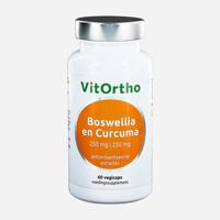 VitOrtho Boswellia 250mg en curcuma 250mg 60 Capsules - thumbnail