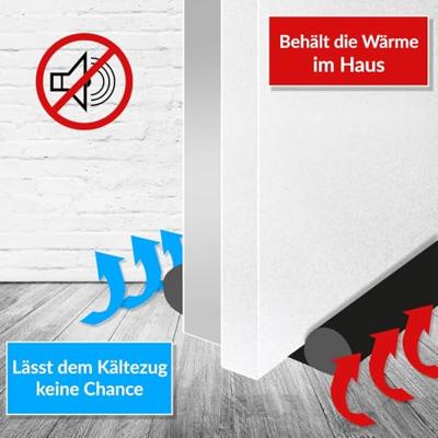 Deuren tochtstoppers tot 95cm lengte ( set van 3 stuks)