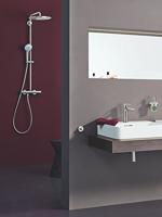 GROHE Lineare New waterbesparende wastafelkraan S-size met waste supersteel 32114DC1 - thumbnail