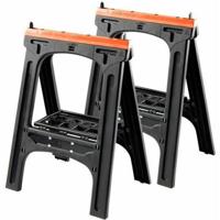 TOOD Set van 2 vouwbokken 60x10x80 cm maximale belasting 200 kg - thumbnail
