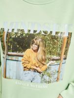 ONLY sweater ALMA met printopdruk groen - thumbnail