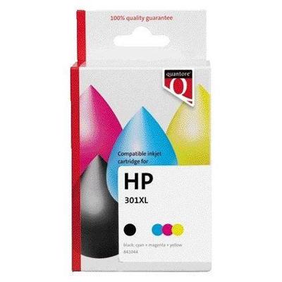Inktcartridge Quantore alternatief tbv HP CH563EE CH564EE 301XL zwart + kleur