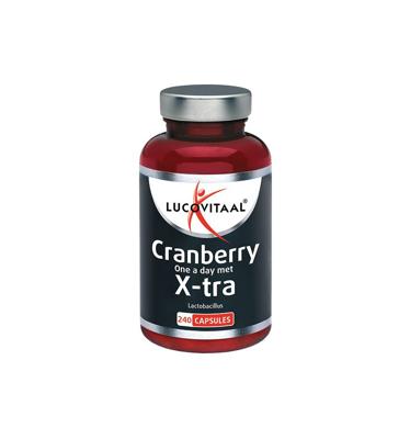 Lucovitaal Cranberry met X-tra Lactobacillus Capsules