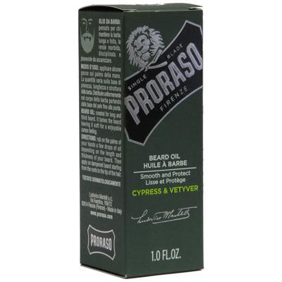 Proraso beard oil cypress & vetyver 30ml Proraso beard oil cypress & vetyver 30ml