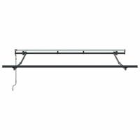 VidaXL Zijde frame antraciet 3 x 2 m metaal - thumbnail