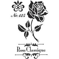 Viva Decor Flexibel sjabloon, roos, a4, vel 210x297 mm, 1 stuk - thumbnail