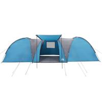 VidaXL Koepeltent 8-persoons waterdicht blauw - thumbnail