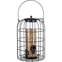 Trixie voerdispenser met gaasbescherming zwart - thumbnail