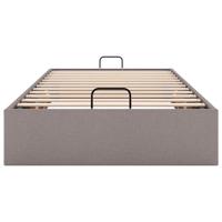 Bedframe zonder matras 90x190 cm stof taupe - thumbnail