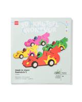 HEMA Knutselpakket schuimauto's - 4 stuks - thumbnail