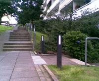 Albert Buitenlamp staand zwartBollard 90cm - 662266 - thumbnail