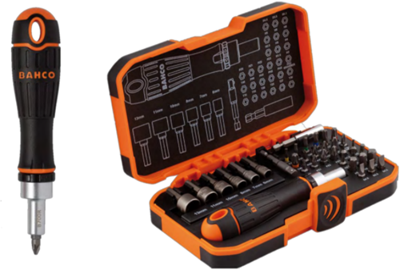 Bahco 59/s36bcr bitset | 59/s36bcr - 36-delige bitset met ratelschroevendraaier 1/4"