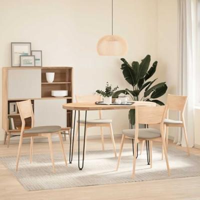 Haarspeld tafelpoten 4 st 72 cm massief staal zwart Haarspeld tafelpoten 4 st 72 cm massief staal zwart