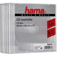 Hama cd box transparant 5pak - thumbnail