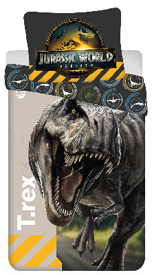 Jurassic World Dekbedovertrek T-Rex 140 x 200 cm - Katoen