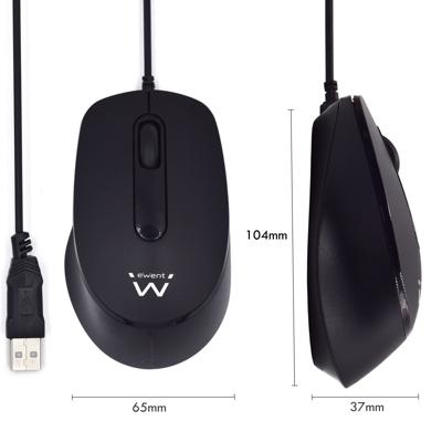 Muis Ewent EW3159 Zwart - thumbnail